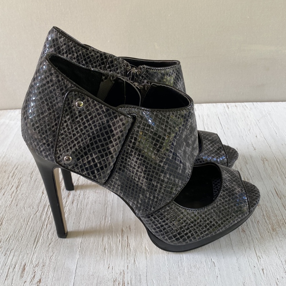 Calvin Klein Leonora Classic Python Print Heels - image 3